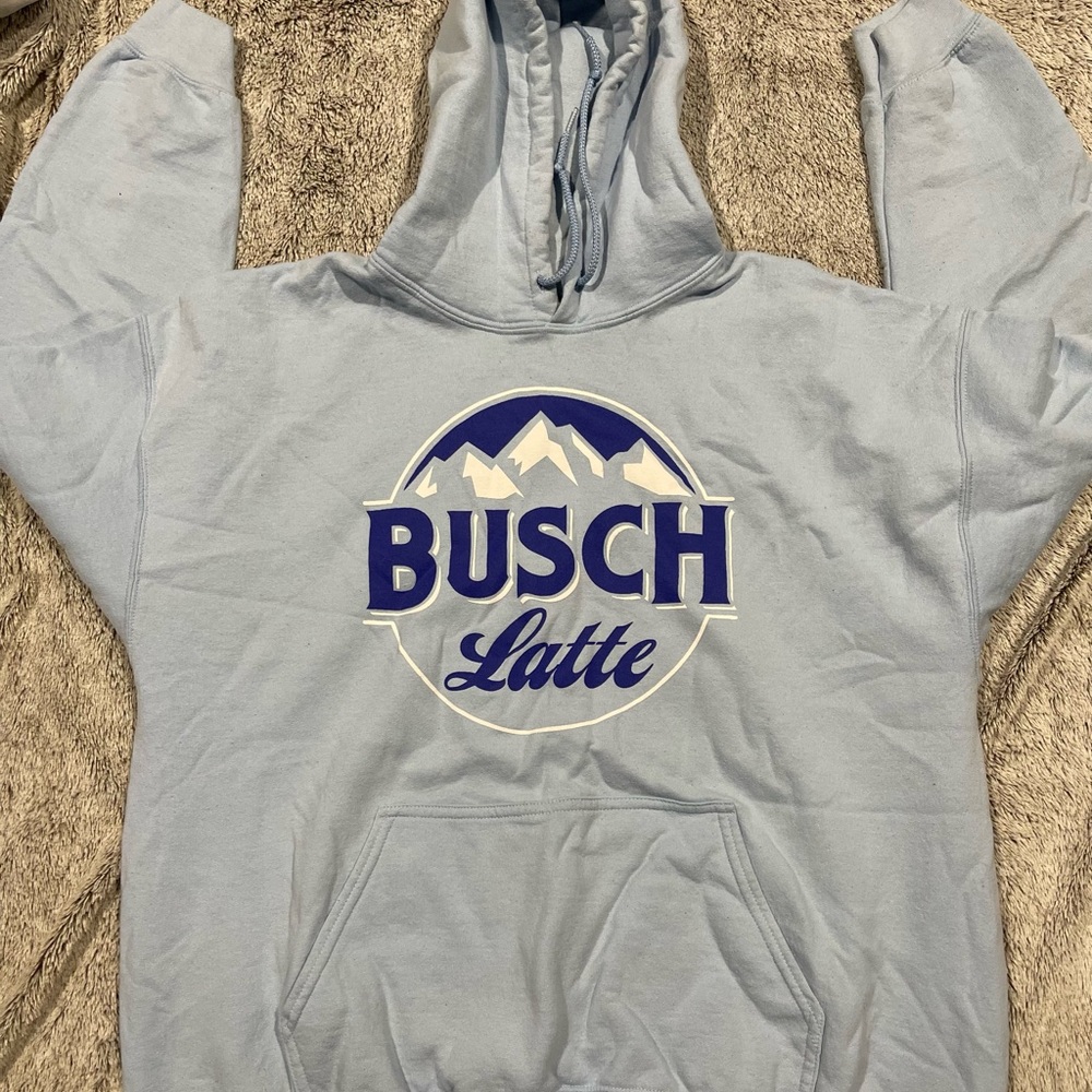 Busch Latte Light Blue Hoodie